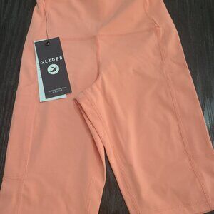 Bike shorts and sports bra